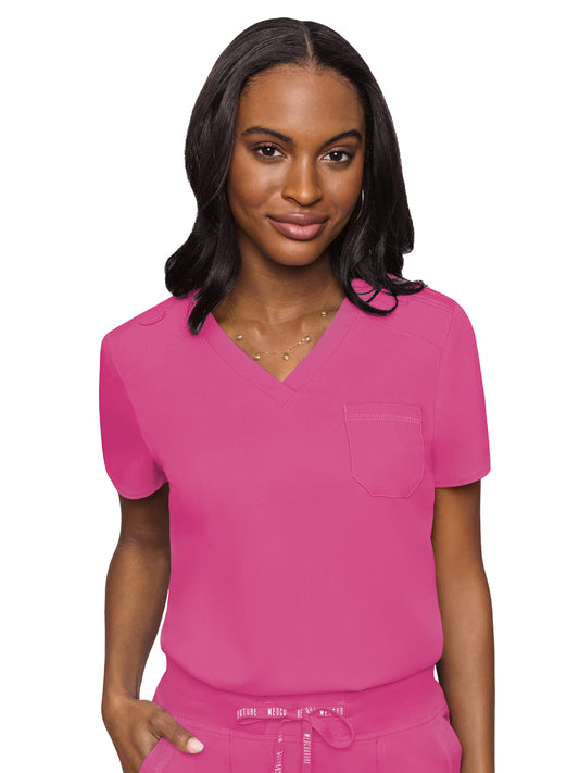 Women's 1-Pocket V-Neck Scrub Top