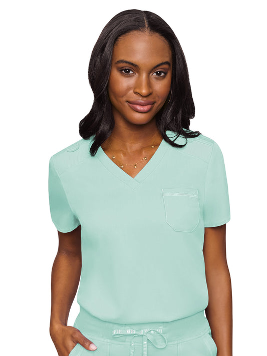 Women's 1-Pocket V-Neck Scrub Top