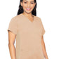 Women's 4-Pocket V-Neck Shirttail Top