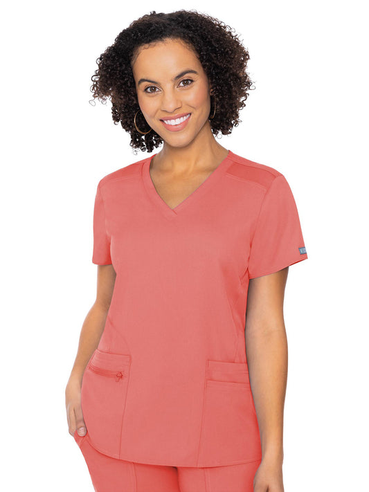 Women's 4-Pocket Knit Back Top