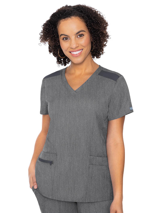 Women's 4-Pocket Knit Back Top