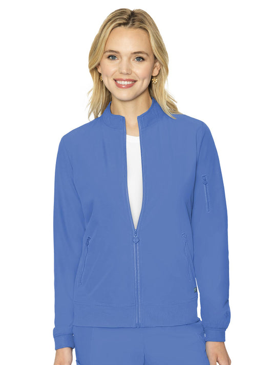 Women's 3-Pocket Warm-Up Scrub Jacket