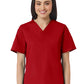 Unisex One-Pocket V-Neck Top