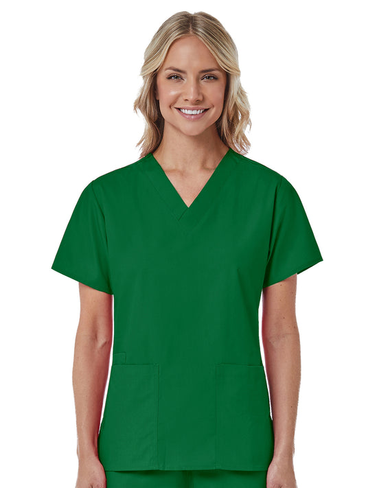 Women's Three-Pocket V-Neck Top