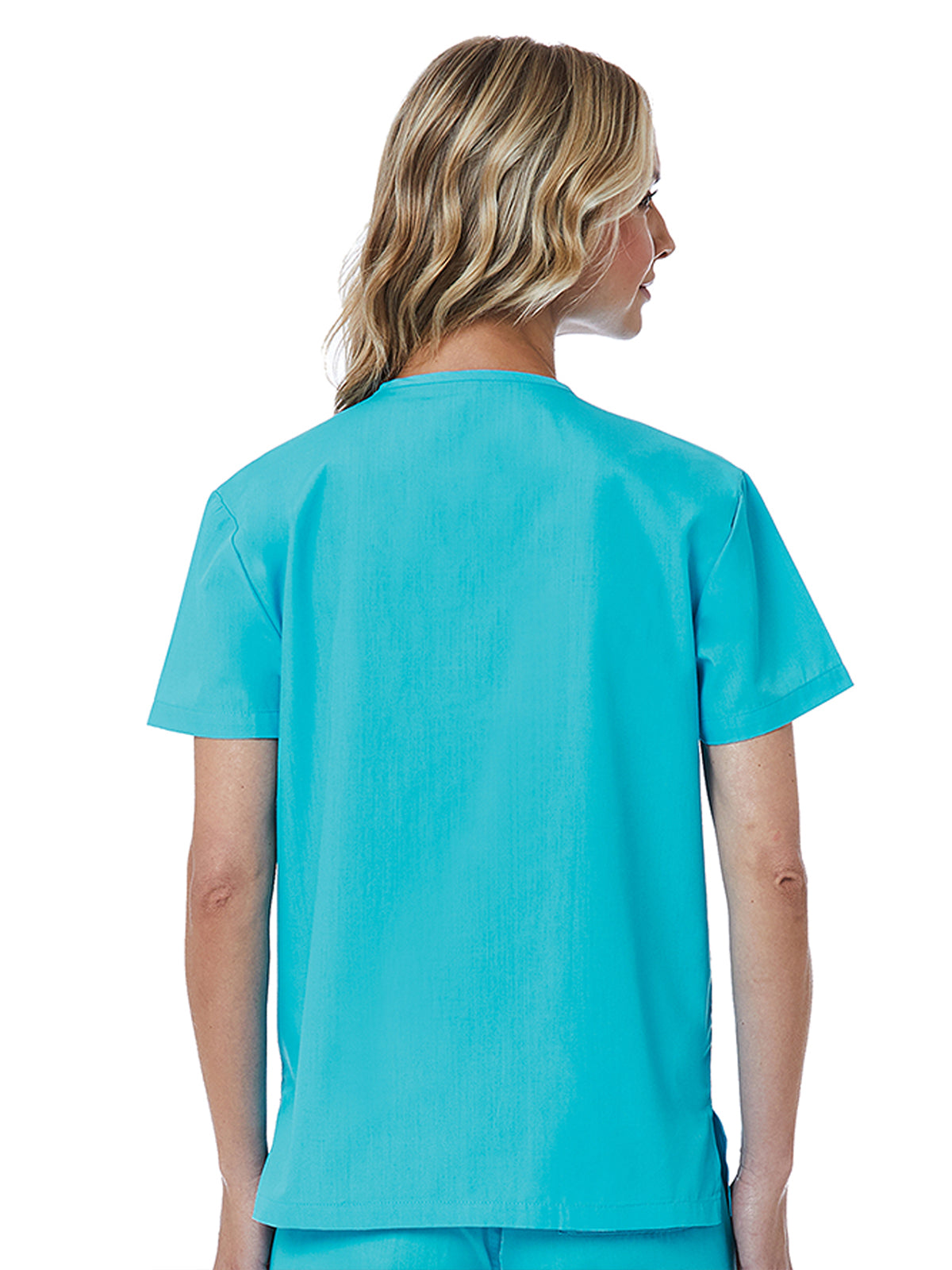 Unisex One-Pocket V-Neck Top