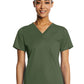 Women's One-Pocket V-Neck Top