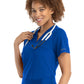 Women's Three-Pocket V-Neck Tuck In Top