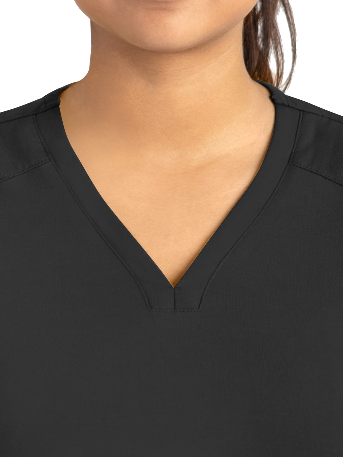 Women's Two-Pocket Tulip-Neck Top