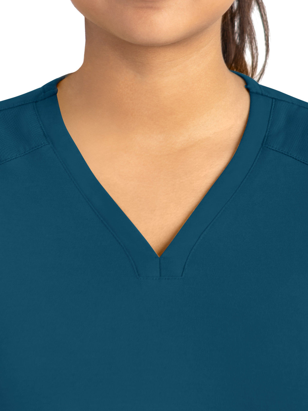 Women's Two-Pocket Tulip-Neck Top