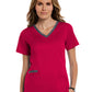 Women's Three-Pocket Heather Neck Band Top