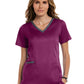 Women's Three-Pocket Heather Neck Band Top