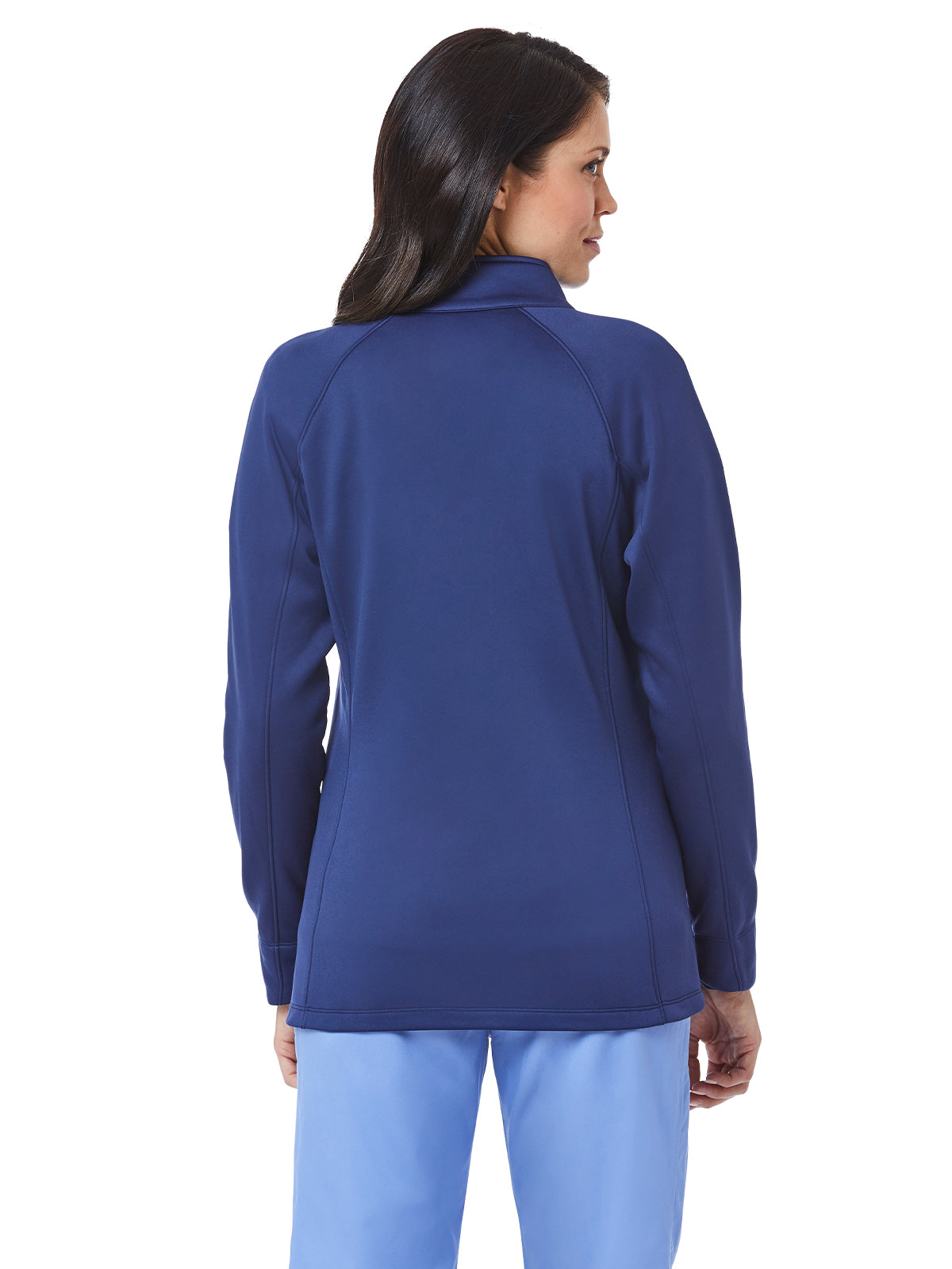 Women's Three-Pocket Bonded Fleece Scrub Jacket