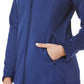 Women's Three-Pocket Bonded Fleece Scrub Jacket