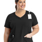 Women's Layered Three-Pocket V-Neck Scrub Top