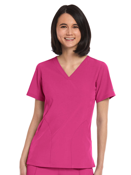 Women's Three-Pocket V-Neck Top