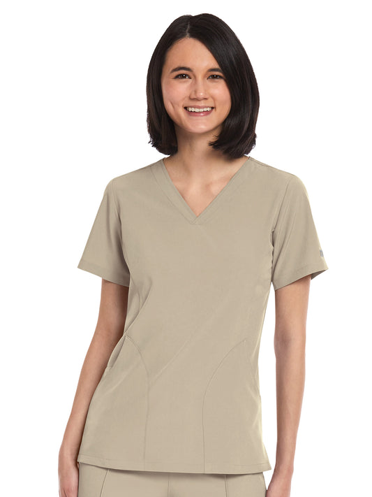 Women's Three-Pocket V-Neck Top