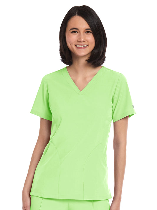 Women's Three-Pocket V-Neck Top