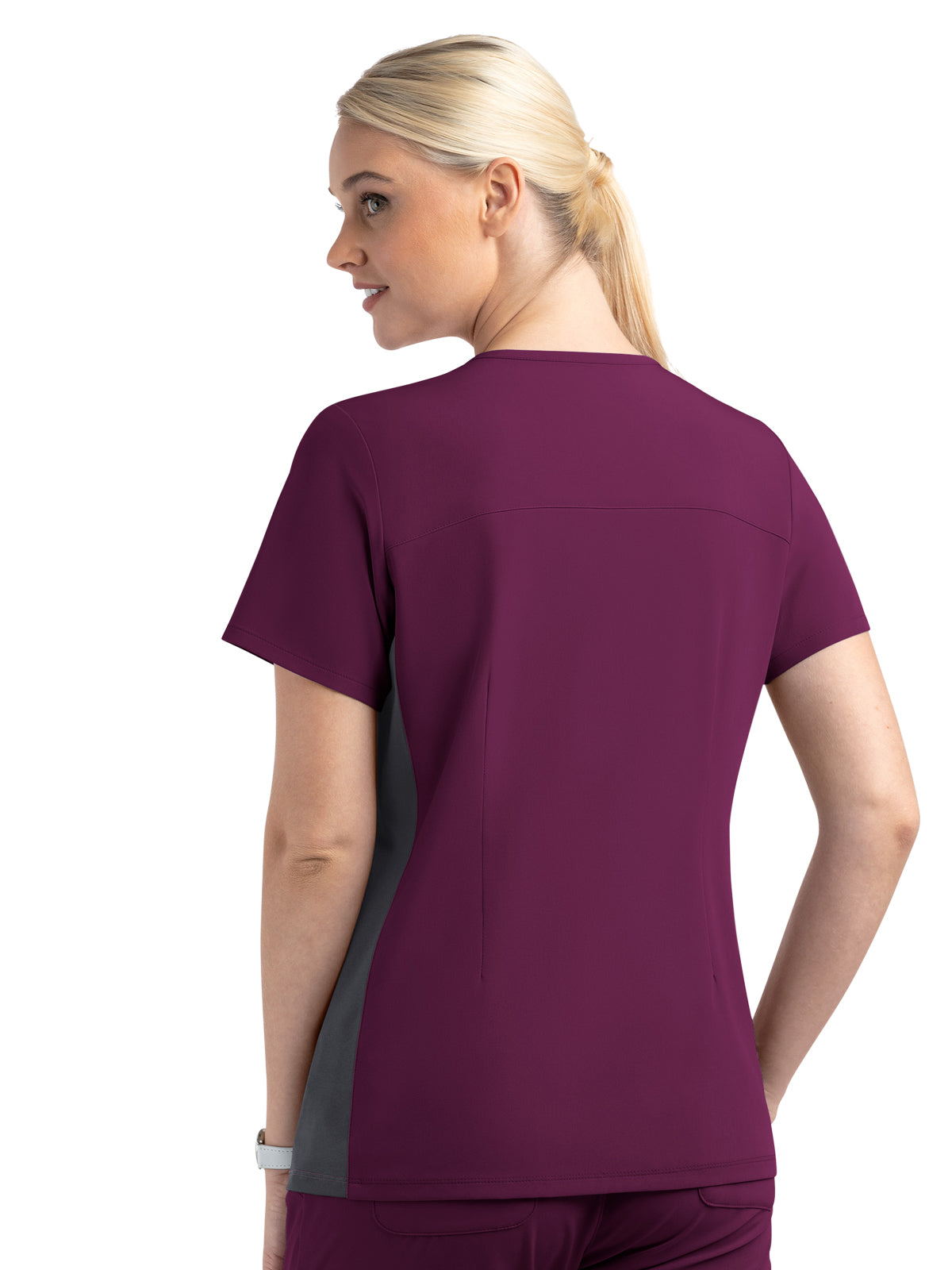 Women's Two-Pocket Mock Wrap Top