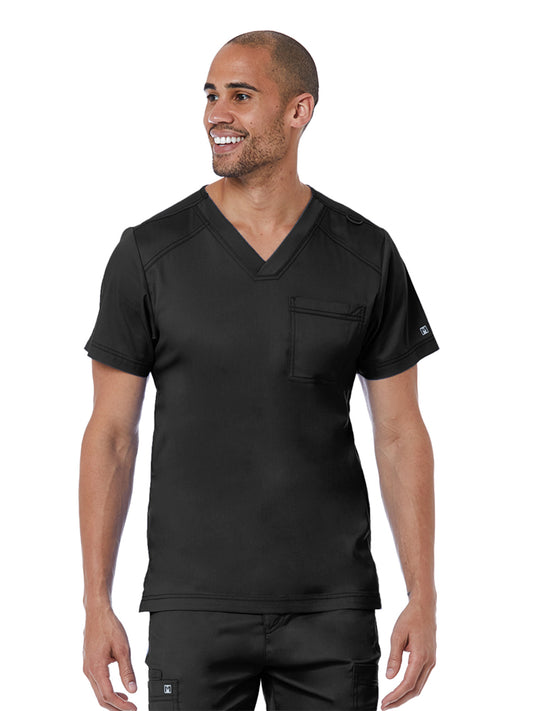 Men's One-Pocket V-Neck Top