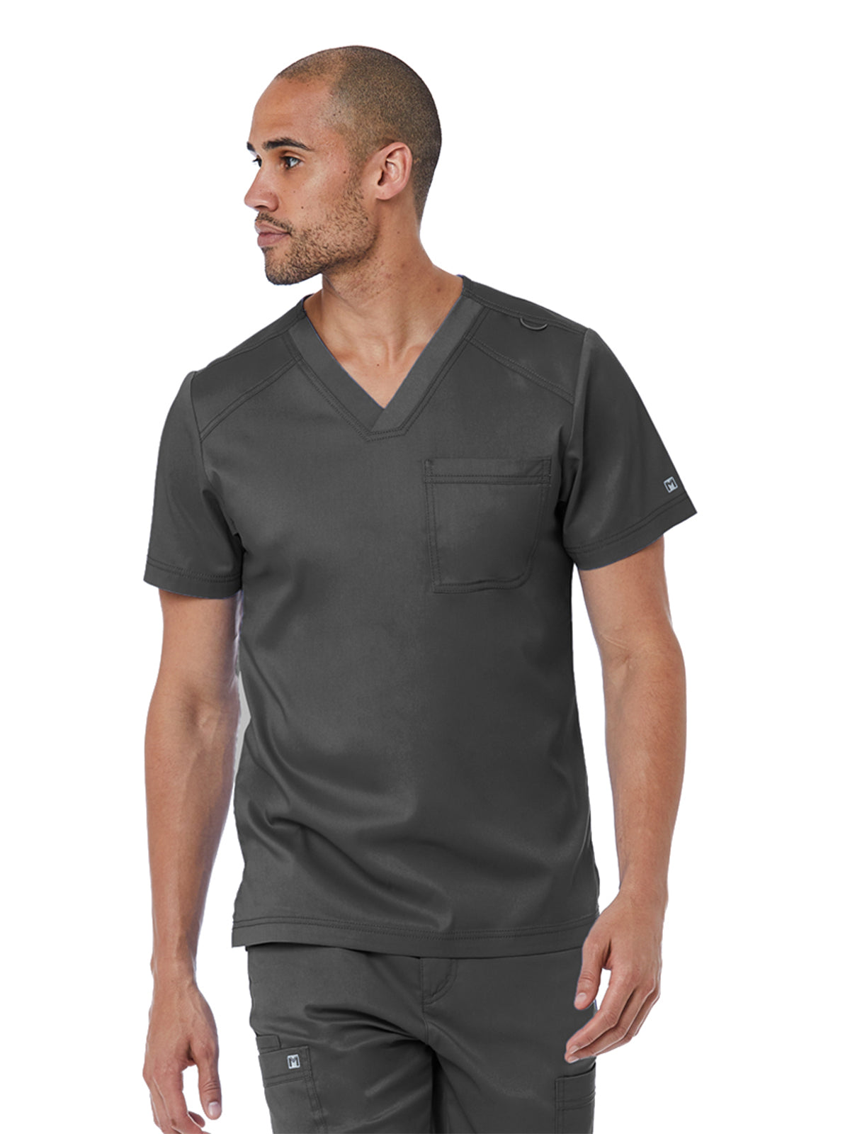 Men's One-Pocket V-Neck Top