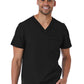 Men's One-Pocket Tuckable Contrast Piping V-Neck  Top