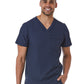 Men's One-Pocket Tuckable Contrast Piping V-Neck  Top