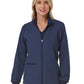 Women's Three-Pocket Hi-Collar Zip Front Scrub Jacket