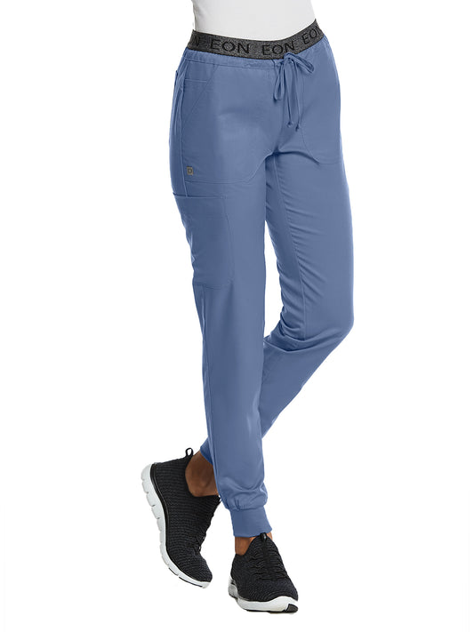 Women's Six-Pocket Full Elastic Pant