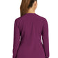 Women's Three-Pocket Round Neck Scrub Jacket