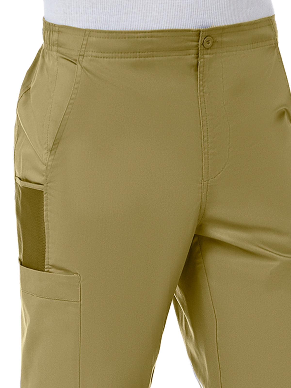 Men's Eight-Pocket Half Elastic Pant