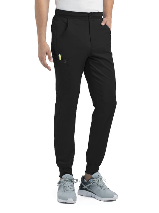 Men's Six-Pocket Half Elastic Pant