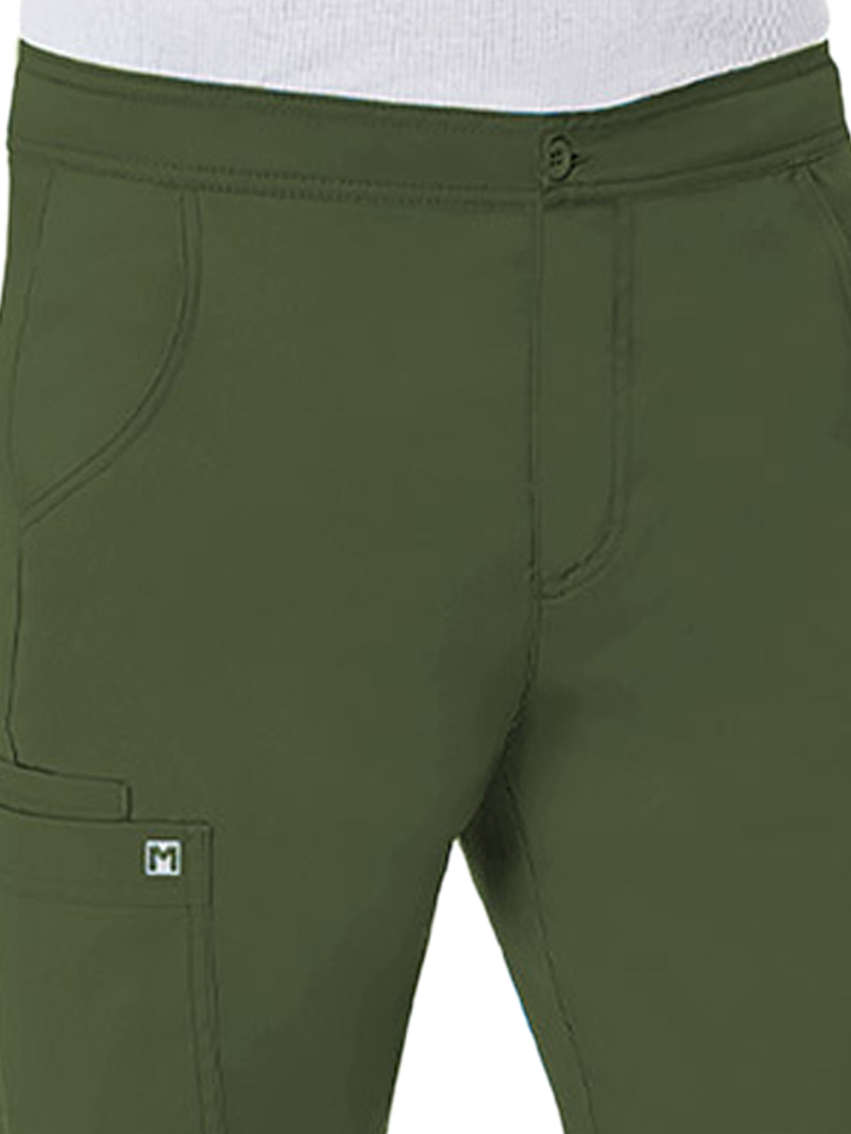 Men's Six-Pocket Half Elastic Pant