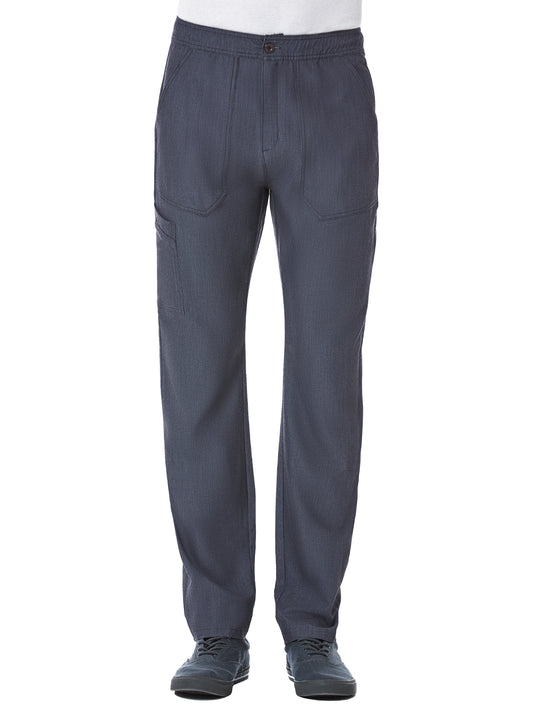 Men's Six-Pocket Half Elastic Pant