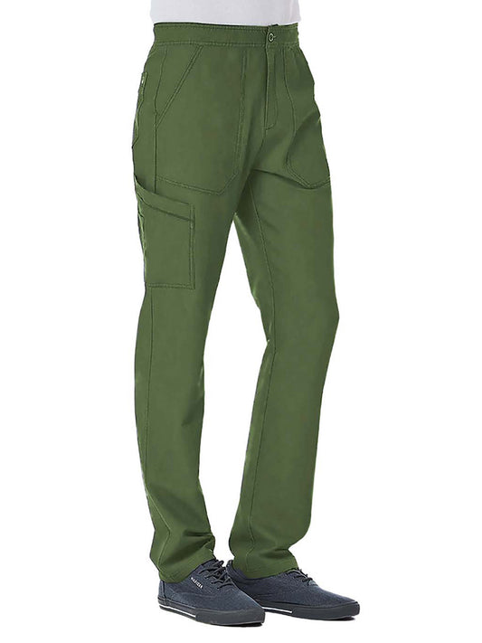 Men's Six-Pocket Half Elastic Pant