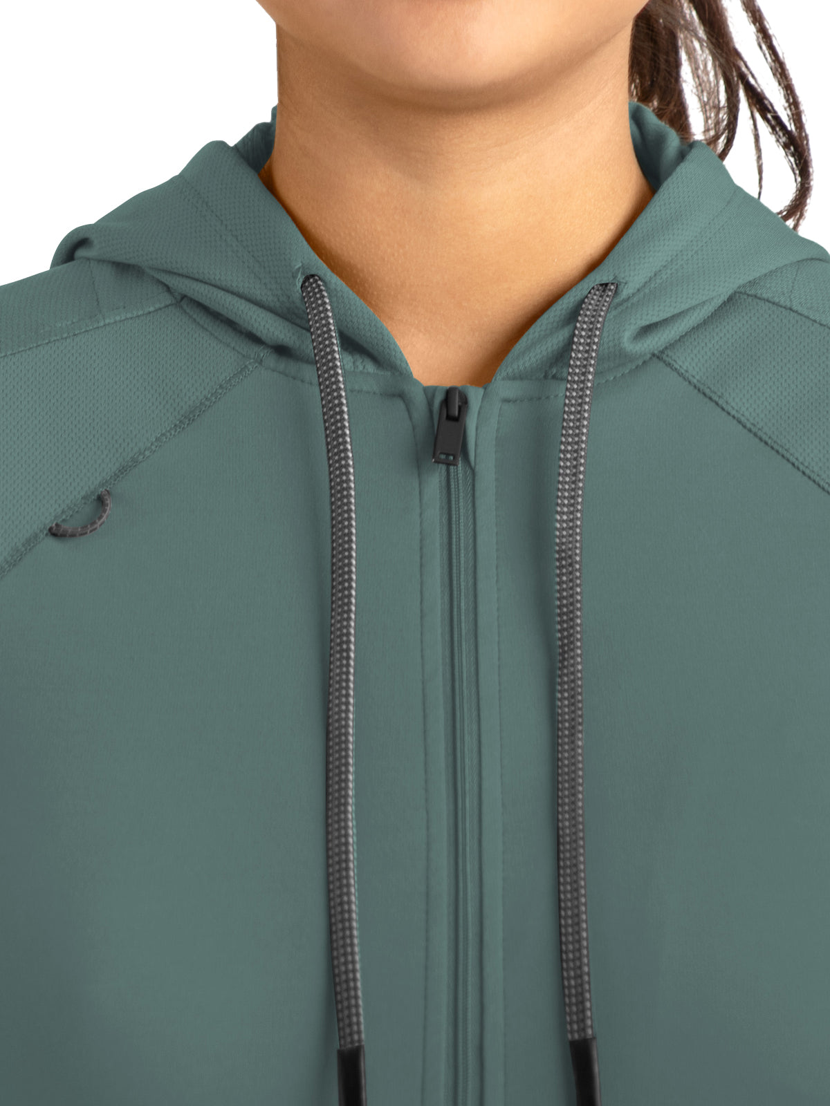 Women's Six-Pocket Zip Up Hoodie Jacket