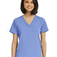 Women's Fitted One-Pocket V-Neck Scrub Top