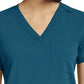 Women's Fitted One-Pocket V-Neck Scrub Top