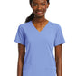 Women's Fitted Two-Pocket V-Neck Scrub Top