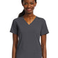 Women's Fitted Two-Pocket V-Neck Scrub Top