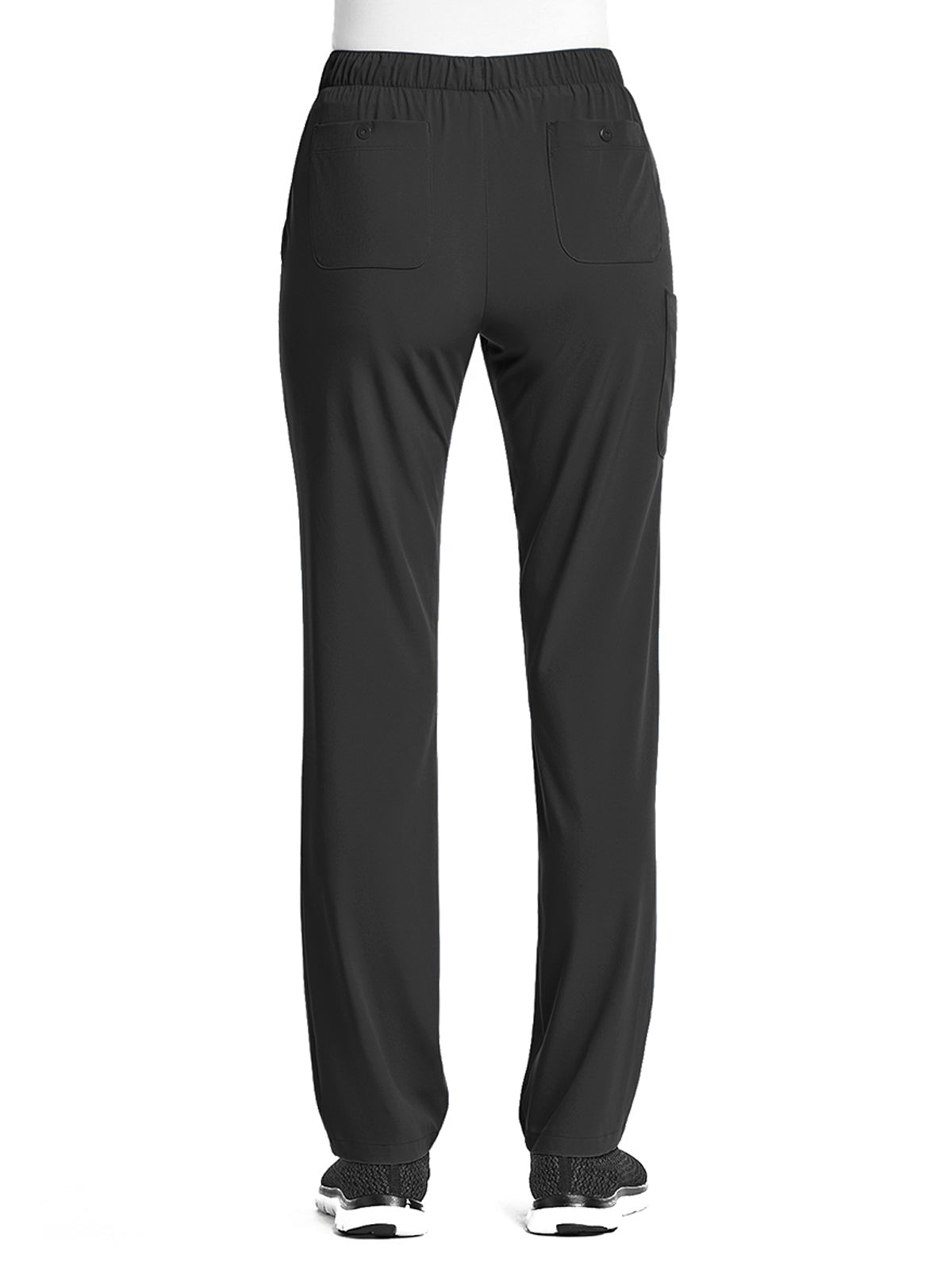 Women's Fitted Five-Pocket Tapered Leg Scrub Pant