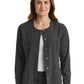 Women's Round-Neck Snap Button Scrub Jacket