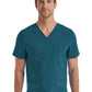 Unisex One-Pocket V-Neck Scrub Top