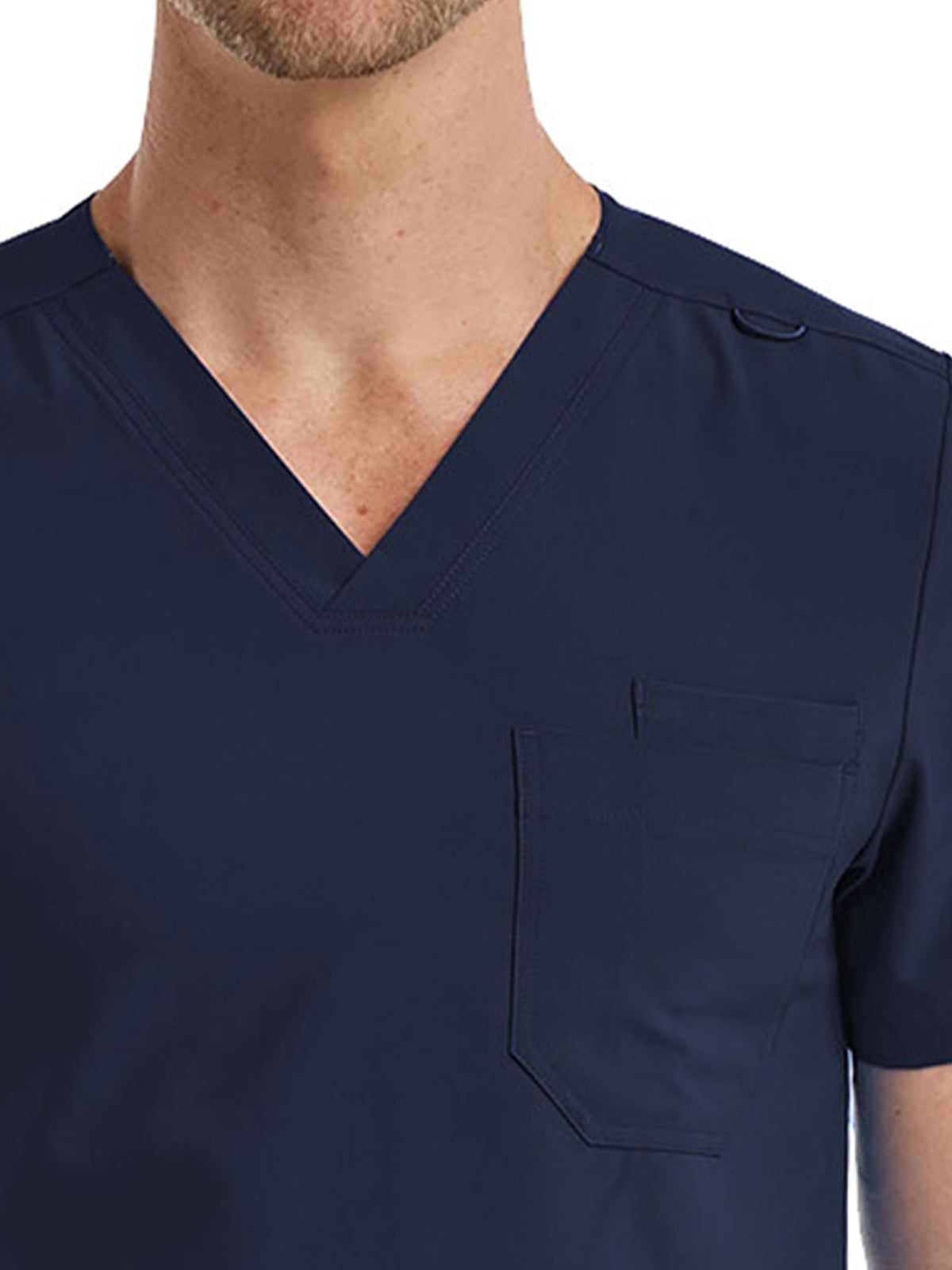 Unisex One-Pocket V-Neck Scrub Top