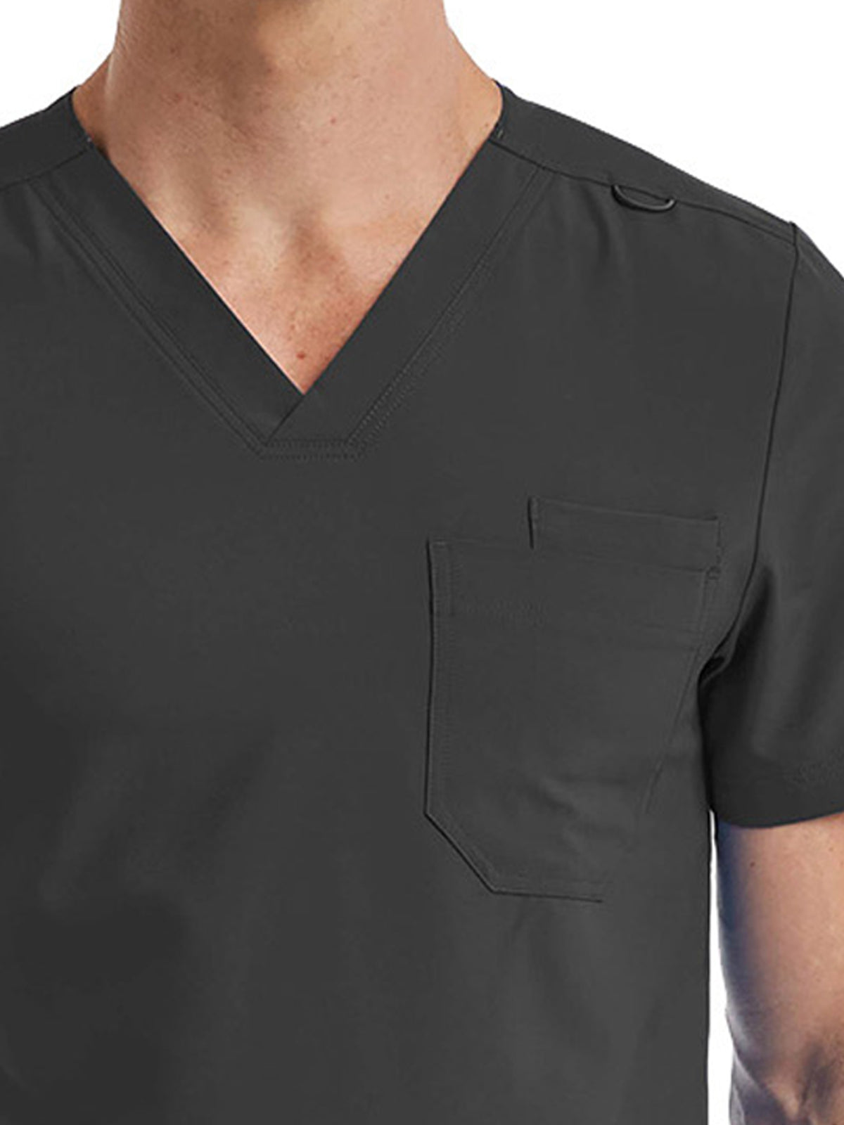 Unisex One-Pocket V-Neck Scrub Top