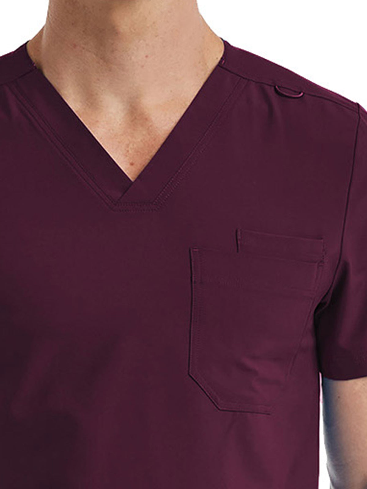 Unisex One-Pocket V-Neck Scrub Top