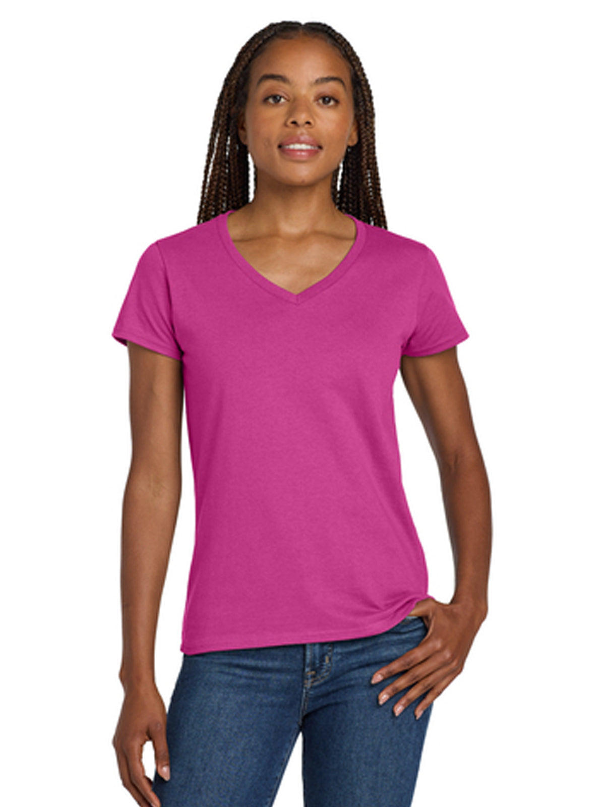 Women's Pocketless Heavy Cotton T-Shirt