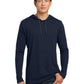 Men's Pocketless Long Sleeve Hooded T-Shirt