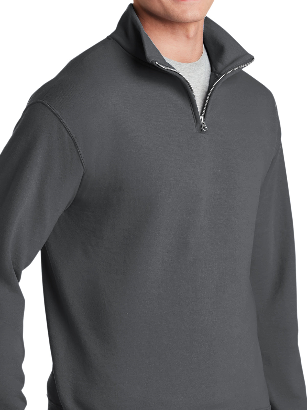 Men's Cadet Collar Sweatshirt