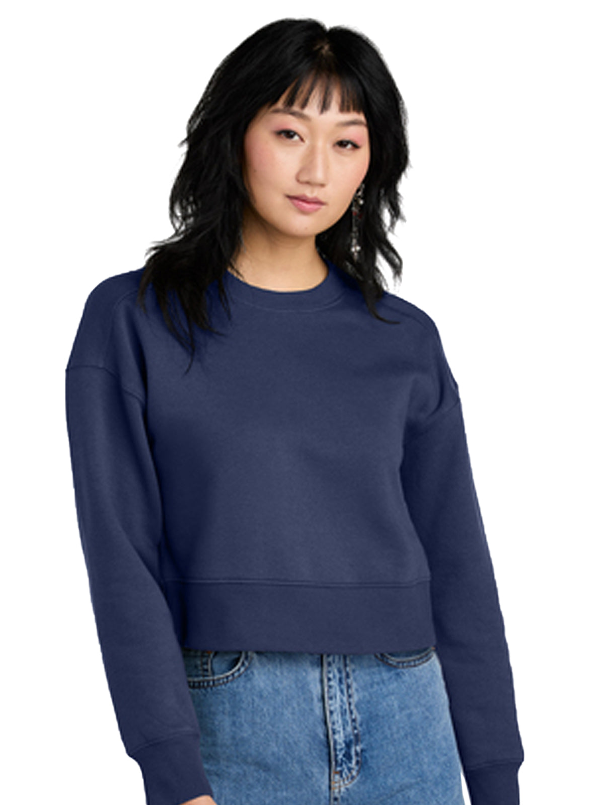 Women's Perfect Weight Fleece Cropped Crew Sweatshirt