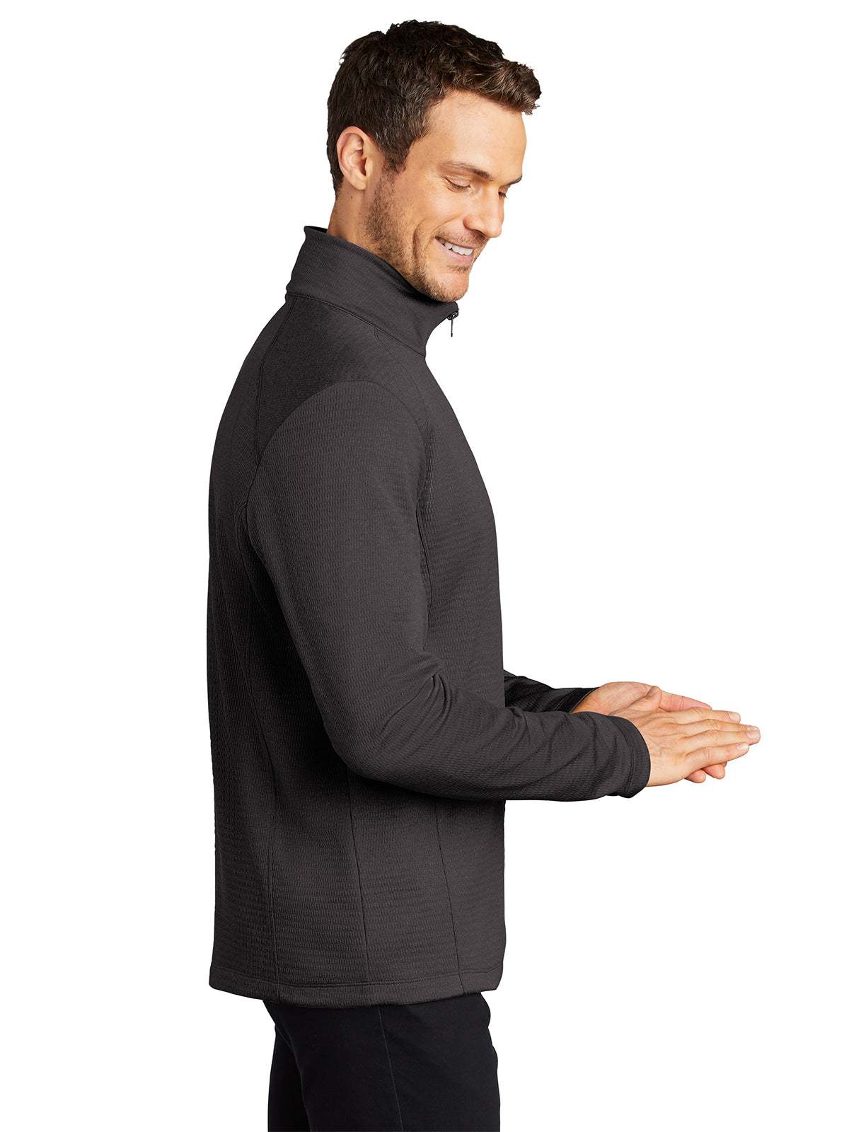 Men's Heather Fleece 1/4 Zip Sweatshirt